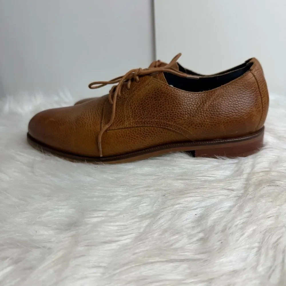 Cole Haan Carter‎ Cuoio Leather Plain Oxfords Dress